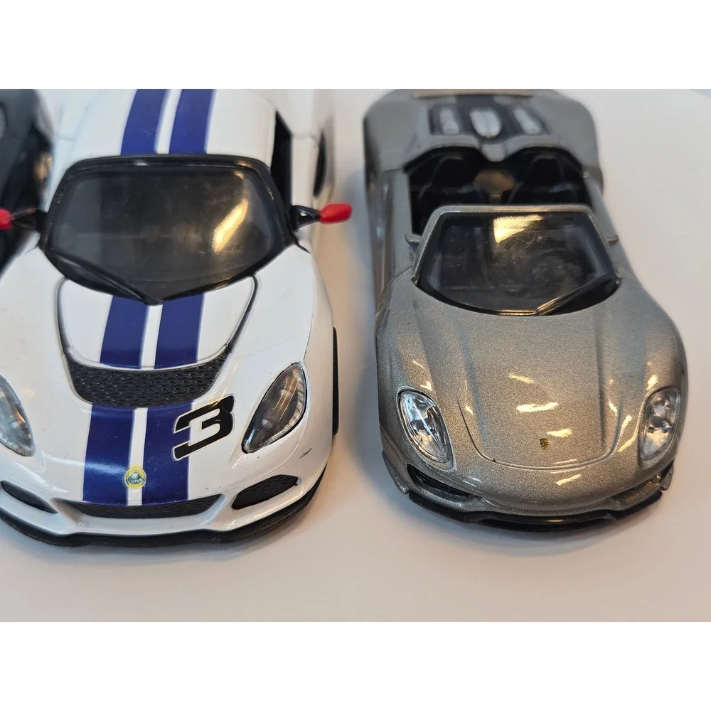 Kinsmart MSZ Car Lot 1957 Corvette Audi A7 Lotus Exige S Porsche 918 Spyder